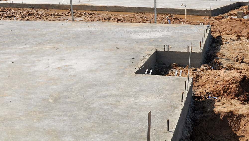 concrete slab foundations