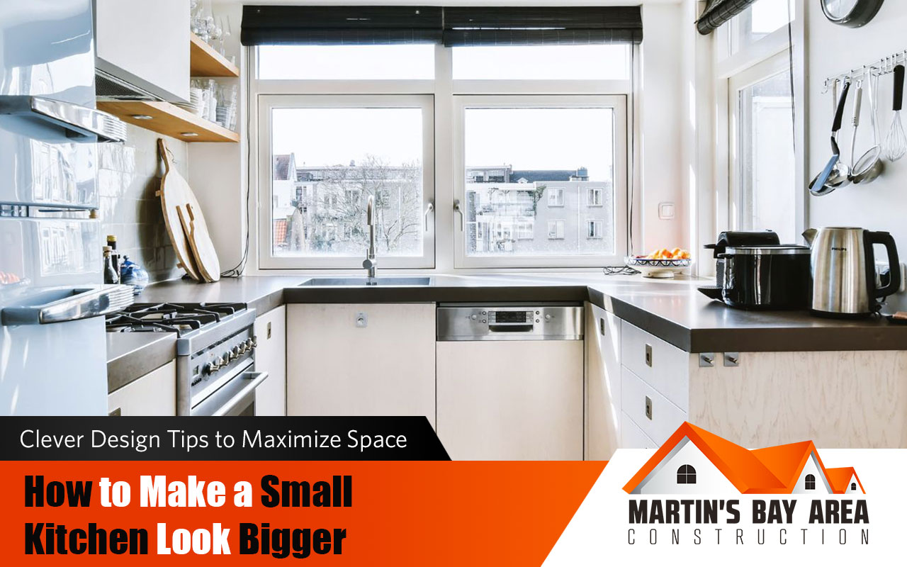 how to make a small kitchen look bigger