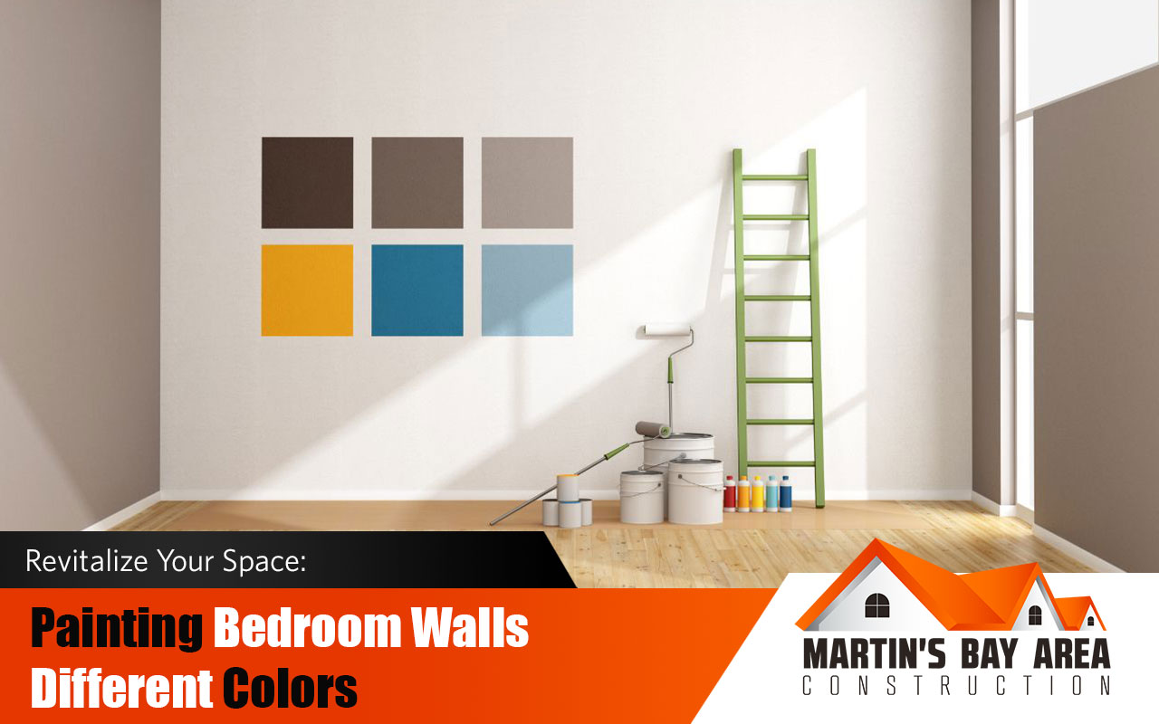 painting bedroom walls in different colors