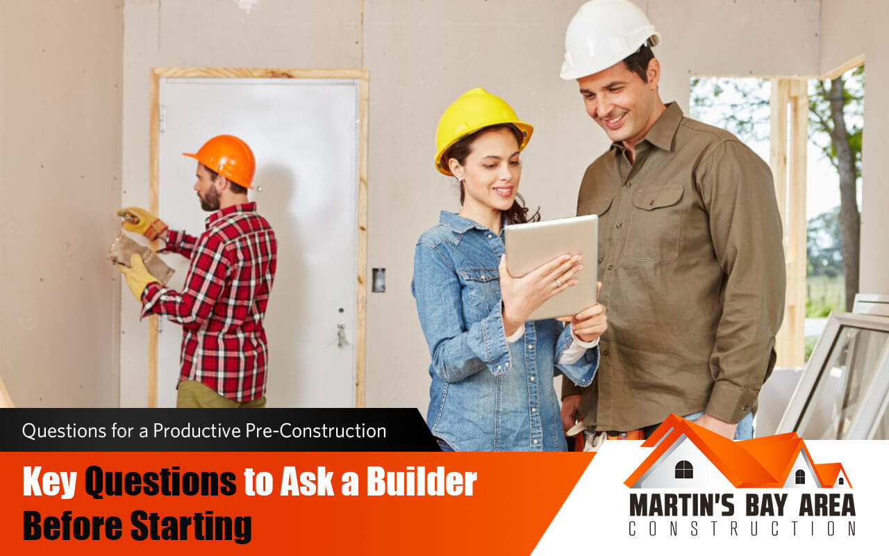 Essential questions to ask your builder during a pre-construction meeting.